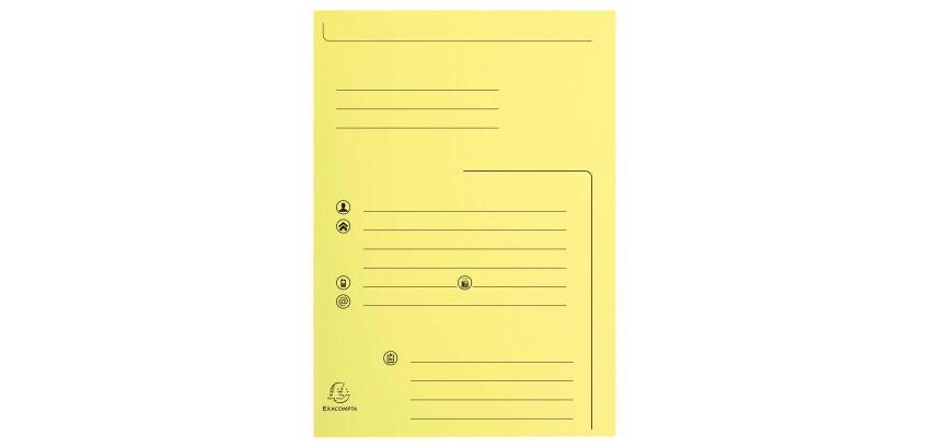 Paquet de 25 chemises 2 rabats SUPER 210 Contact - 24x32cm