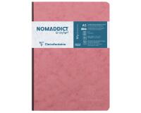 Carnet brochure Age Bag A5 192 pages petits carreaux - Rose antique