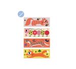 Puzzles Sticks, Forest animals - Multicolour
