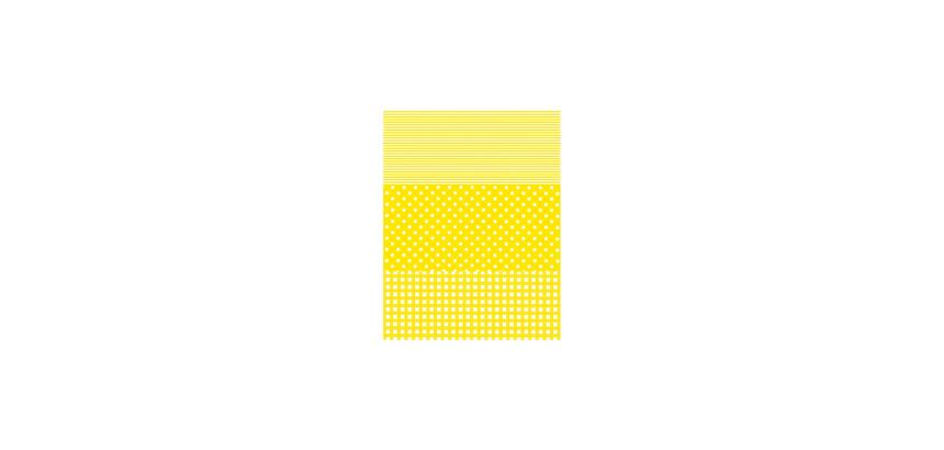* Pochette 3 Feuilles Identiques Ref 545 - Jaune