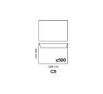 Peel and seal 162x229 mm 90 gsm envelope - White