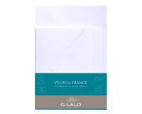 Ensemble Vélin de France 10 feuilles A5 et 5 enveloppes C6 - Blanc