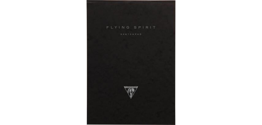 Flying Spirit bloc collé 50F A4 90g - Noir