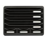 STORE-BOX MINI 7 drawers ECOBlack glossy - Glossy black