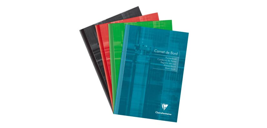 Carnet de bord enseignant piqué A5 64 pages Couleur aléatoire - Assortis