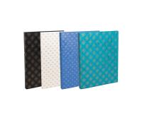 Classeur souple 2 anneaux 15mm carte lustrée Néo Déco - Couleurs assorties