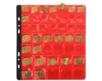 Sachet de 3 recharges numismatiques 43 cases de diamètre 20-25-30mm - 24,5x25 cm - Cristal
