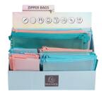 Display 36 zipped pockets ChromPastel - Assorted colours