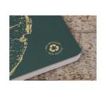 Carnet reliure intégrale FOREVER PREMIUM 100% recyclé A6 120 pages détachables micro-perforées petits carreaux papier blanc 90 g - Assortis