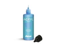 Darwi Flacon de 80 ml de Peinture Acrylique Universelle Nacrée - Bleu nacré