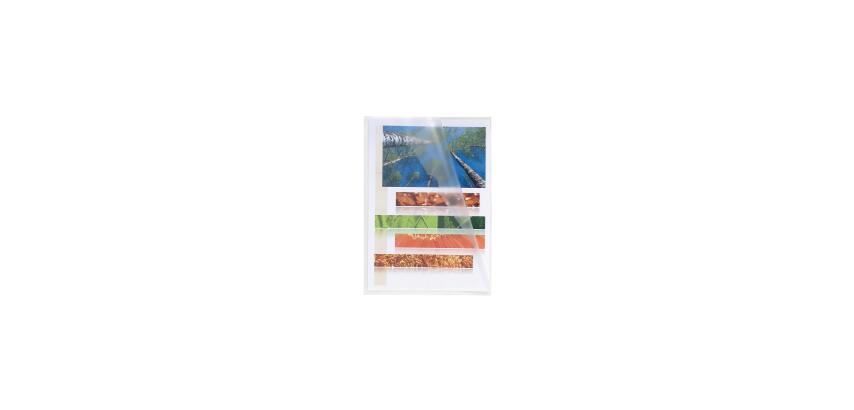 Pk 100 Cut Flush Fldr PP A5 0.12mm Clear - Crystal