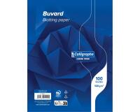Buvard 7000 16x21 cm 100 feuilles uni 100 g teinte blanche