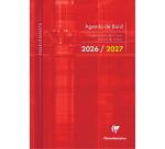 Agenda de bord millésimé enseignant 6 colonnes (48 cases/semaine) piqué A4 112 pages Couleur aléatoire - Assortis