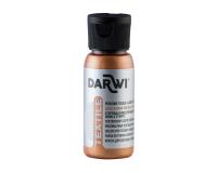 DARWI Flacon de 50 ml de Peinture Textile Métallique - Cuivre