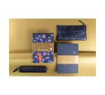 Adolie, Set de 2 carnets cousu fil A5 14,8x21 cm, 64 pages, ligné. Etoiles. 1 carnet couverture cuir + 1 carnet couverture carte imprimée, ass.