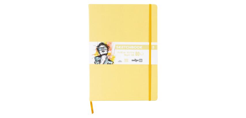DFY Sketchbook A4 80F 140g - Jaune pâle