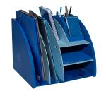 Bureau-organizer The Organizer Bee Blue - marineblauw/lichtblauw