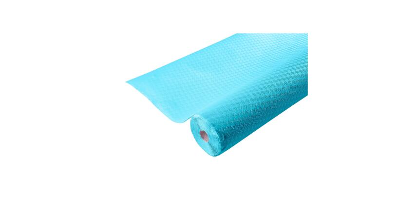 Nappe en rouleau papier gaufré Toile de lin - 1,18 x 15m