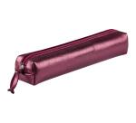 Cuirise Slim Leather Pencil Case 19.5x2.5x4cm - Cherry