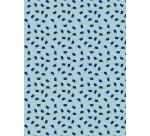 823 - Pochette 20 feuilles Décopatch Texture - Bleu