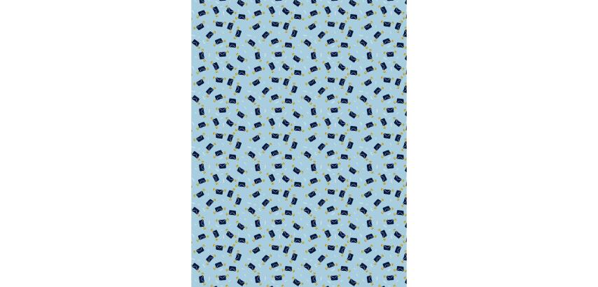 823 - Pochette 20 feuilles Décopatch Texture - Bleu
