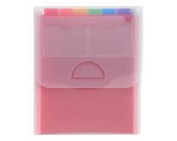 Trieur valisette vertical 6 compartiments Crystal - A4 - Cristal