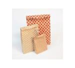 Pochette en papier à fond plat 'Etoiles'