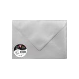 Sachet de 5 enveloppes Pollen C5 162x229 120g/m2 - Argent