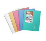 Carnet reliure intégrale enveloppante Koverbook Silver A5 160 pages ligné couverture polypropylène opaque - Assortis