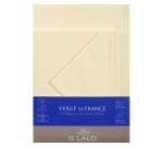Ensemble Vergé de France 10 feuilles A5 et 5 enveloppes C6