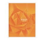 Cahier brochure rembordée rigide 7000 17x22 cm 288 pages grands carreaux 70 g - Assortis