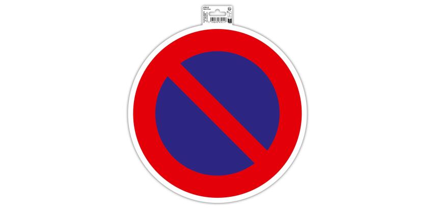 Zelfklevend bord parkeerverbod 30cm - Rood