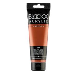 Feine Acrylfarbe, Acrylic Artist, Tube 120ml - Metallic-Kupfer