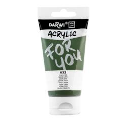 Darwi For You tube de peinture acrylique 75 ml - Terre verte
