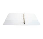 Classeur 4 anneaux cartonné Exacompta Kreacover® personnalisable A4 maxi - Dos 4,7 cm blanc