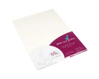 20 feuilles A4 Vélin pur coton 125g - Crème