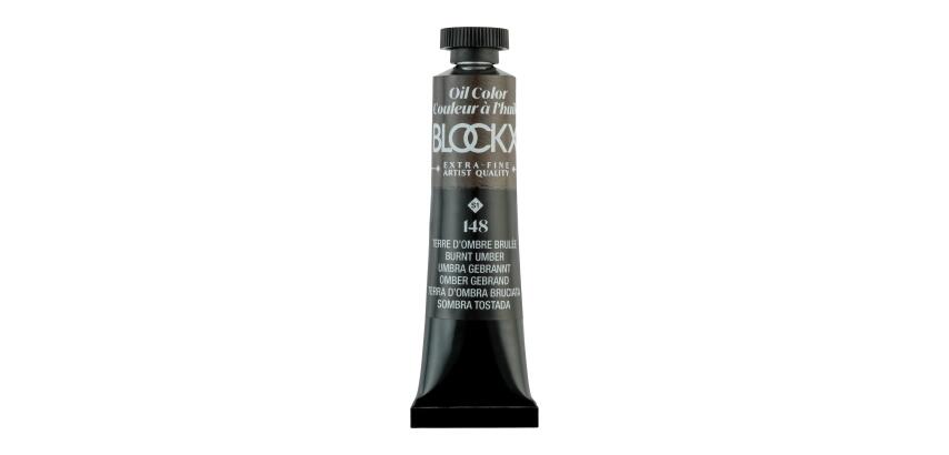 Peinture à l'huile extra-fine tube 20ml - Terre d'Ombre Brulée