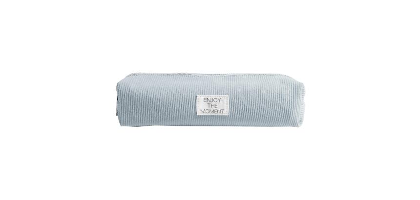 Velvet square pencil case VELVET - Assorted colours