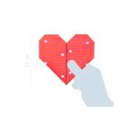 Origami Paper, Love - Multicolour