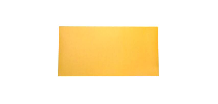 Flexible Schreibunterlage 40x80cm, zweifarbig, Kunstleder (PU), Bee Blue - Türkis/safran