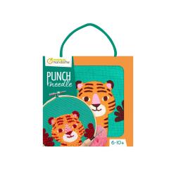 Punchnaald, Tijger - Groen