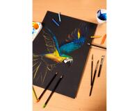 Paint'ON Noir rouleau 1,3x10m 250g - Noir