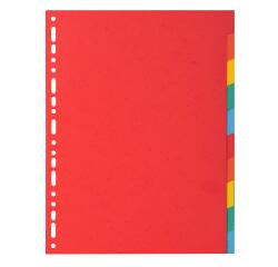 Separadores Exacompta cartulina 220grs 10 posiciones - A4