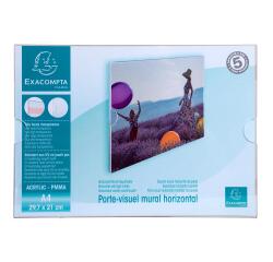Fundas de pared - Horizontal - A4 - 300x5x211 mm - Cristal