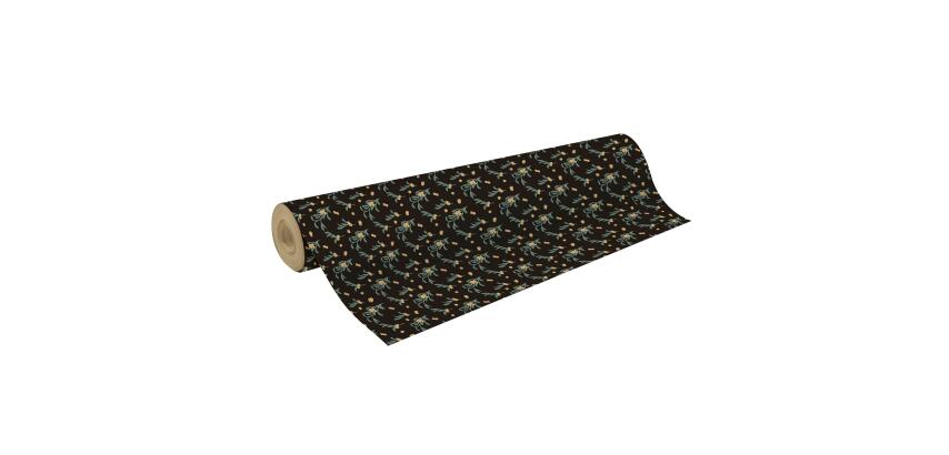 Kraft 70g, Tiny 50x0,35m Gui fd noir - Noir