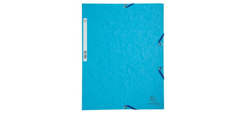 Sammelmappen mit Gummizug und 3 Klappen, Colorspan-Karton 400g/m2, für DIN A4
