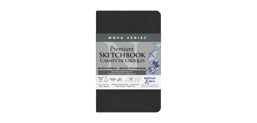 Nova Series carnet souple 46F 8,9x14cm 150g - Gris