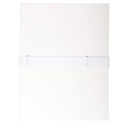Exacompta Balacron Expanding Spine Folder, A4, Hook and Loop Strap