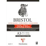 Bristol bloc collé 20F A3 205g
