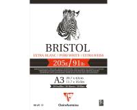 Bristol bloc collé 20F A3 205g